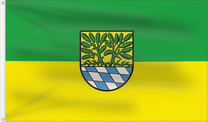 Bandera, con dos ojales metálicos y lado del asta reforzado: Nittenau, St (Oberpfälzer Wald)