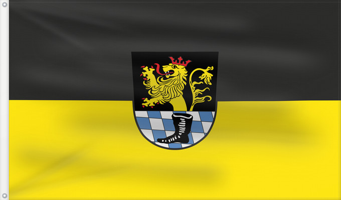 Flag, with two metal eyelets and reinforced hoist: Schwandorf, GKSt (Oberpfälzer Wald)