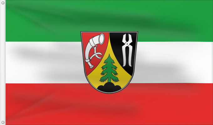 Bandera, con dos ojales metálicos y lado del asta reforzado: Thanstein (Oberpfälzer Wald)