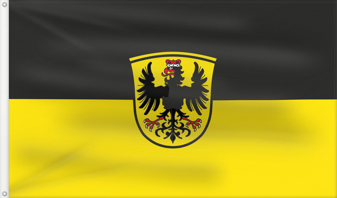 Bandera, con dos ojales metálicos y lado del asta reforzado: Erbendorf, St (Oberpfälzer Wald)