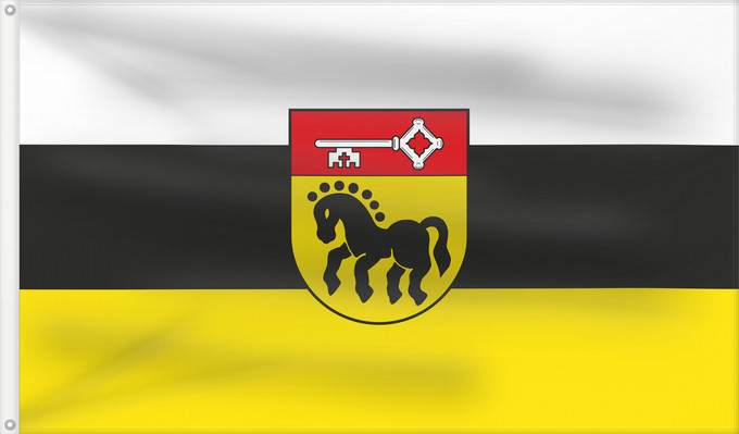 Bandera, con dos ojales metálicos y lado del asta reforzado: Altendorf (Fränkische Schweiz)