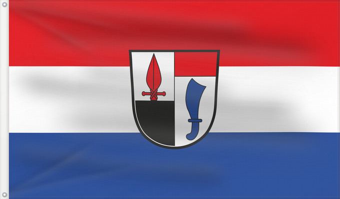 Bandera, con dos ojales metálicos y lado del asta reforzado: Buttenheim, M (Fränkische Schweiz)