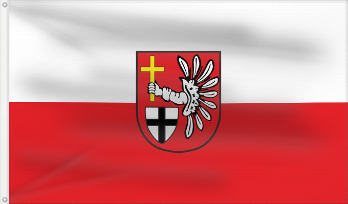 Bandera, con dos ojales metálicos y lado del asta reforzado: Oberhaid (Haßberge)