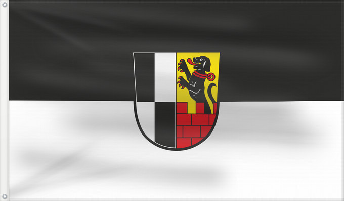 Bandera, con dos ojales metálicos y lado del asta reforzado: Gefrees, St (Fichtelgebirge)
