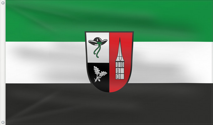 Bandera, con dos ojales metálicos y lado del asta reforzado: Gesees (Fränkische Schweiz)