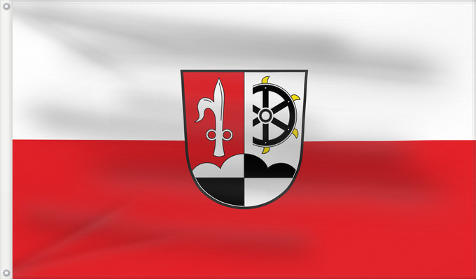 Bandera, con dos ojales metálicos y lado del asta reforzado: Haag (Fränkische Schweiz)