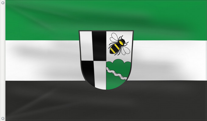 Bandera, con dos ojales metálicos y lado del asta reforzado: Hummeltal (Fränkische Schweiz)