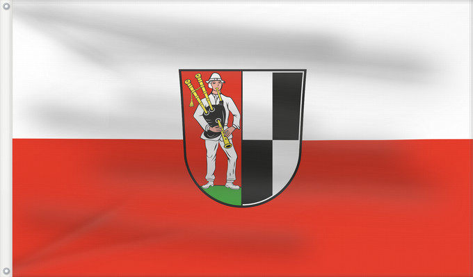 Bandera, con dos ojales metálicos y lado del asta reforzado: Selbitz, St (Frankenwald)