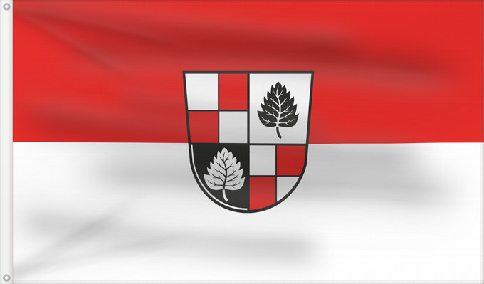 Bandera, con dos ojales metálicos y lado del asta reforzado: Zell im Fichtelgebirge, M (Fichtelgebirge)