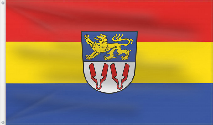 Bandera, con dos ojales metálicos y lado del asta reforzado: Wilhelmsthal (Frankenwald)