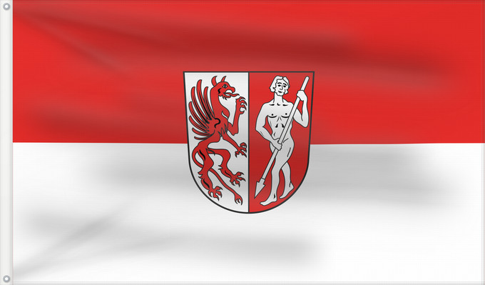 Bandera, con dos ojales metálicos y lado del asta reforzado: Untersteinach (Frankenwald)