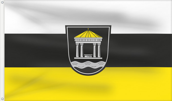 Bandera, con dos ojales metálicos y lado del asta reforzado: Bad Alexandersbad (Fichtelgebirge)