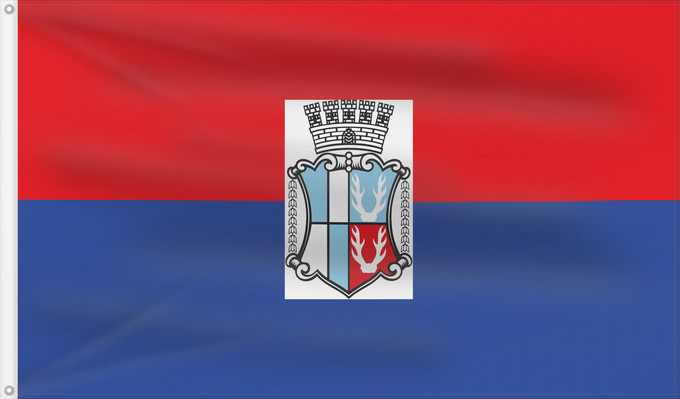 Bandera, con dos ojales metálicos y lado del asta reforzado: Selb, GKSt (Fichtelgebirge)