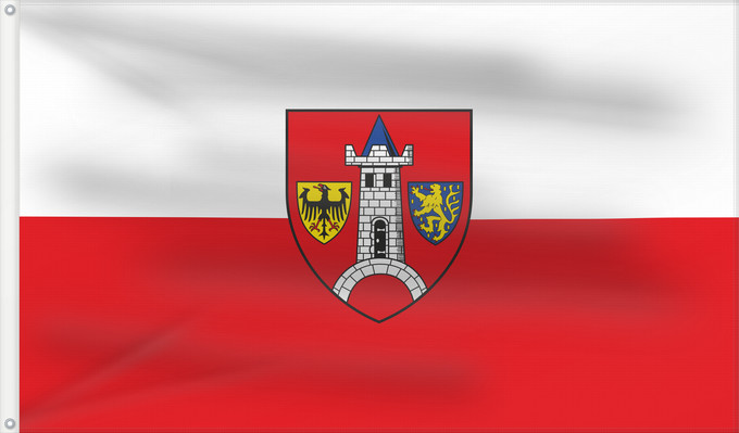 Drapeau, avec deux œillets métalliques et guindant renforcé : Schwabach (Städteregion Nürnberg)