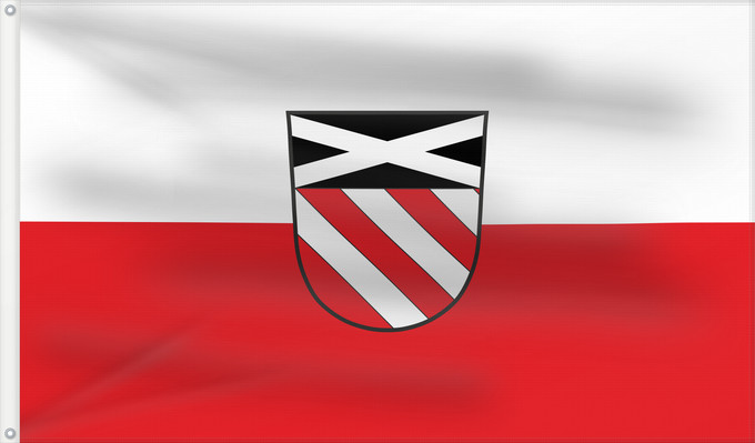Bandera, con dos ojales metálicos y lado del asta reforzado: Schopfloch, M (Romantisches Franken - vom Rangau zur Romantischen Straße)
