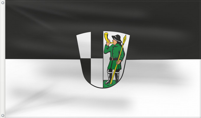 Bandera, con dos ojales metálicos y lado del asta reforzado: Baiersdorf, St (Fränkische Schweiz)