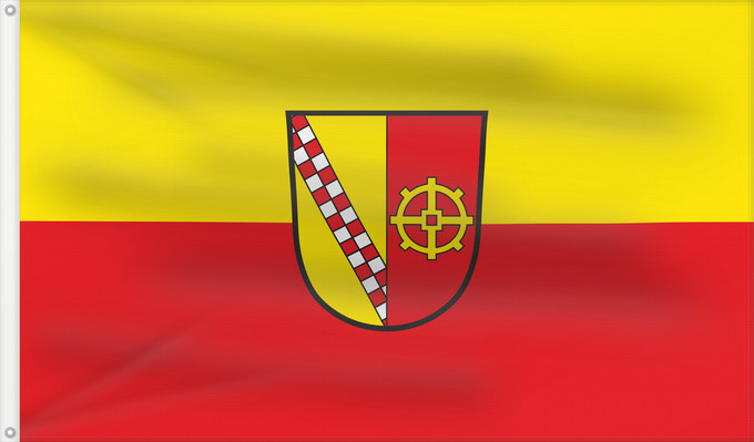 Bandera, con dos ojales metálicos y lado del asta reforzado: Ammerndorf, M (Romantisches Franken - vom Rangau zur Romantischen Straße)