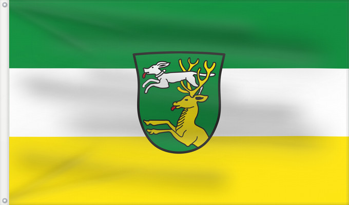 Bandera, con dos ojales metálicos y lado del asta reforzado: Cadolzburg, M (Romantisches Franken - vom Rangau zur Romantischen Straße)