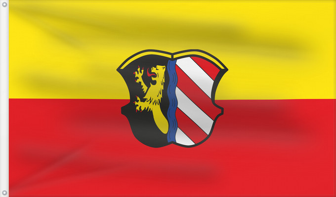 Bandera, con dos ojales metálicos y lado del asta reforzado: Alfeld (Frankenalb)