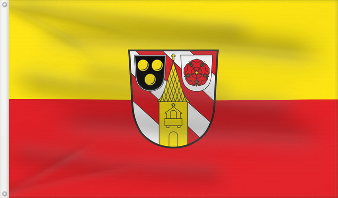 Bandera, con dos ojales metálicos y lado del asta reforzado: Offenhausen (Frankenalb)
