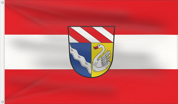 Bandera, con dos ojales metálicos y lado del asta reforzado: Reichenschwand (Frankenalb)