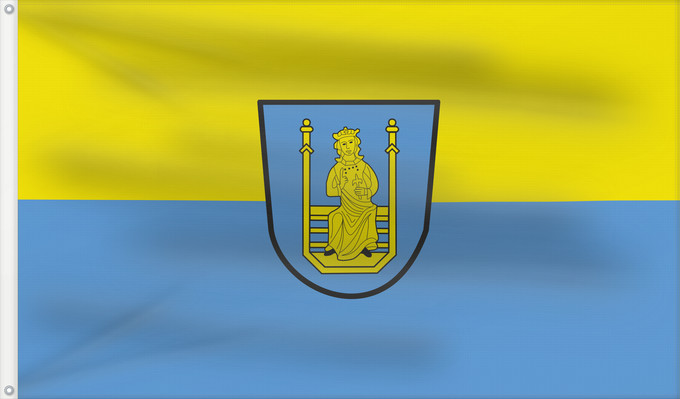Bandera, con dos ojales metálicos y lado del asta reforzado: Greding, St (Naturpark Altmühltal)