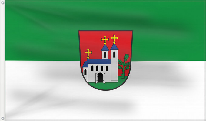 Bandera, con dos ojales metálicos y lado del asta reforzado: Spalt, St (Fränkisches Seenland)