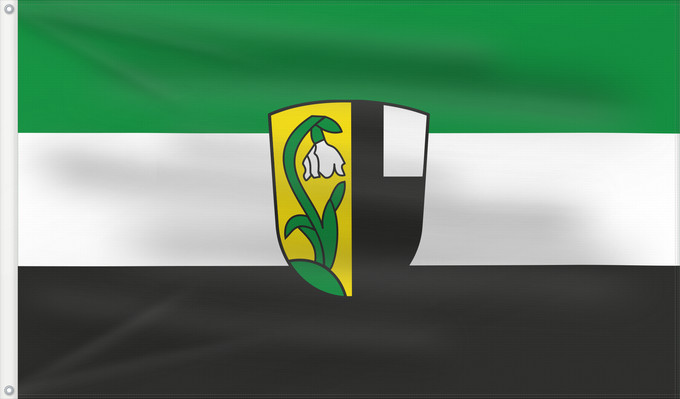 Bandera, con dos ojales metálicos y lado del asta reforzado: Ettenstatt (Fränkisches Seenland)