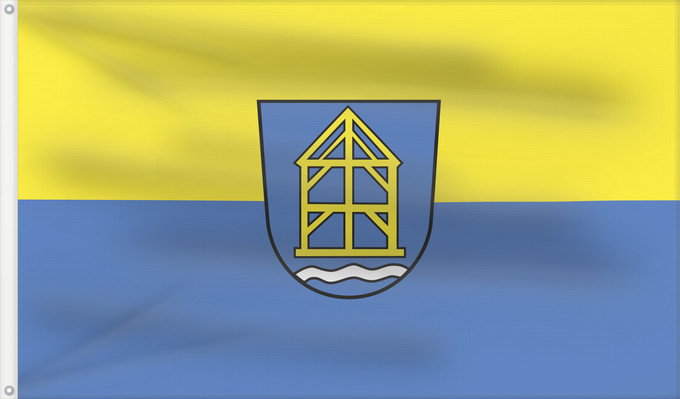 Bandera, con dos ojales metálicos y lado del asta reforzado: Gunzenhausen, St (Fränkisches Seenland)