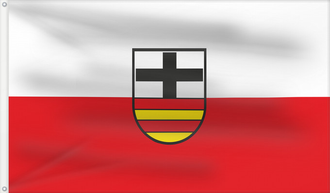 Bandera, con dos ojales metálicos y lado del asta reforzado: Solnhofen (Naturpark Altmühltal)
