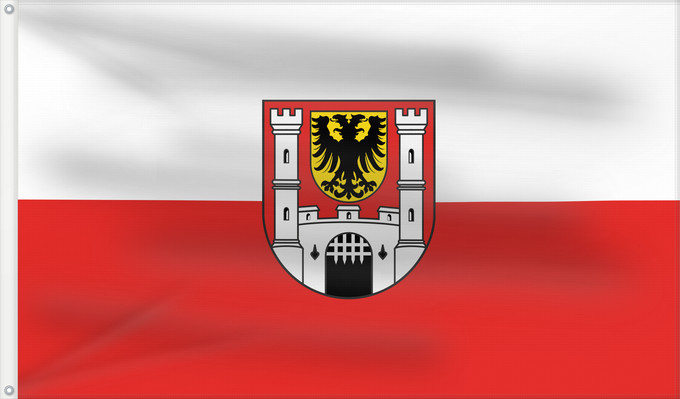 Bandera, con dos ojales metálicos y lado del asta reforzado: Weißenburg i.Bay., GKSt (Naturpark Altmühltal)