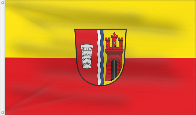 Bandera, con dos ojales metálicos y lado del asta reforzado: Kleinkahl (Spessart-Mainland)