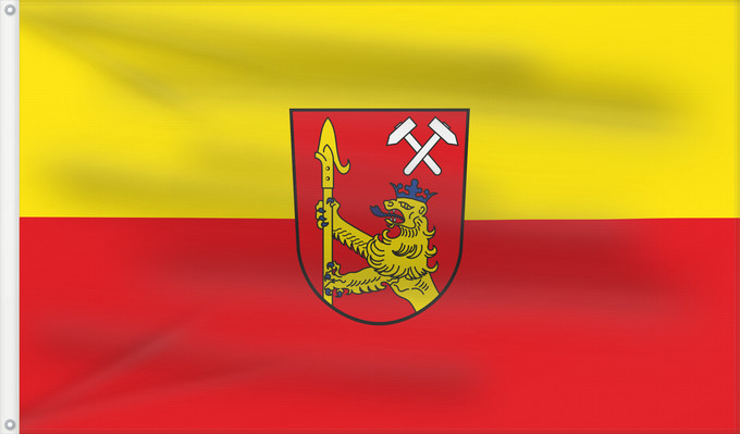 Bandera, con dos ojales metálicos y lado del asta reforzado: Westerngrund (Spessart-Mainland)