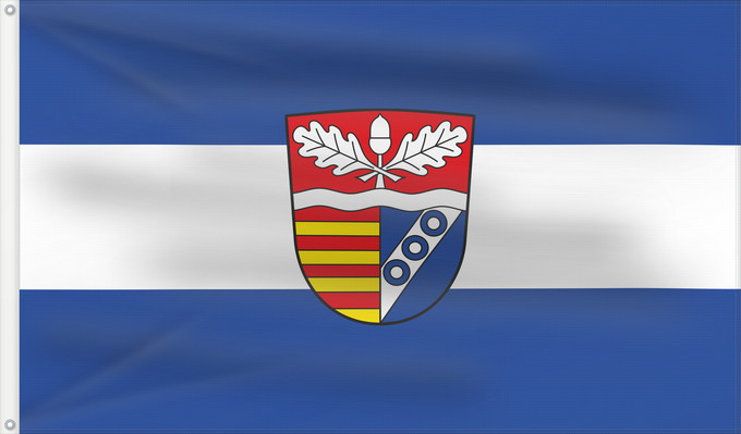 Bandera, con dos ojales metálicos y lado del asta reforzado: Dammbach (Spessart-Mainland)