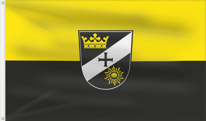 Bandera, con dos ojales metálicos y lado del asta reforzado: Motten (Rhön)