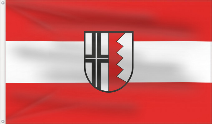 Bandera, con dos ojales metálicos y lado del asta reforzado: Rannungen (Rhön)