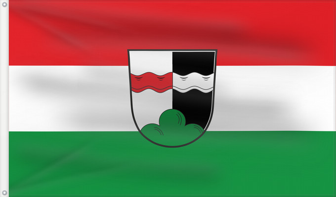 Bandera, con dos ojales metálicos y lado del asta reforzado: Riedenberg (Rhön)