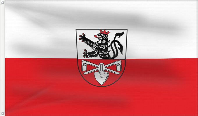 Bandera, con dos ojales metálicos y lado del asta reforzado: Thundorf i.UFr. (Rhön)
