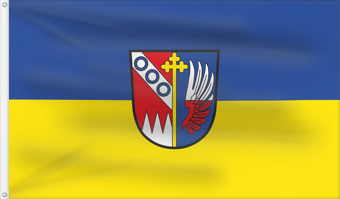Bandera, con dos ojales metálicos y lado del asta reforzado: Großeibstadt (Rhön)