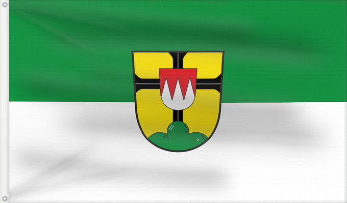 Bandera, con dos ojales metálicos y lado del asta reforzado: Hendungen (Rhön)