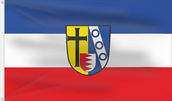 Bandera, con dos ojales metálicos y lado del asta reforzado: Herbstadt (Haßberge)