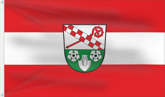 Bandera, con dos ojales metálicos y lado del asta reforzado: Hollstadt (Rhön)
