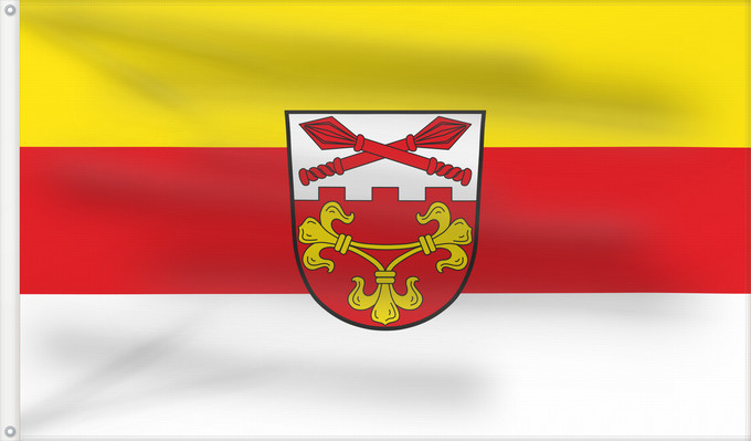 Bandera, con dos ojales metálicos y lado del asta reforzado: Niederlauer (Rhön)