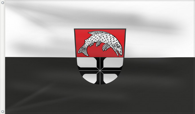 Bandera, con dos ojales metálicos y lado del asta reforzado: Nordheim v.d.Rhön (Rhön)