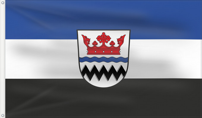 Bandera, con dos ojales metálicos y lado del asta reforzado: Salz (Rhön)