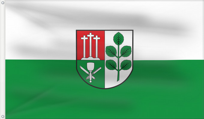 Bandera, con dos ojales metálicos y lado del asta reforzado: Sandberg (Rhön)