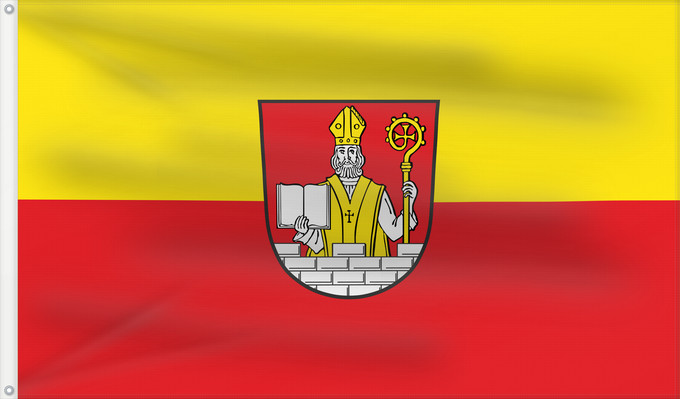 Bandera, con dos ojales metálicos y lado del asta reforzado: Stockheim (Rhön)