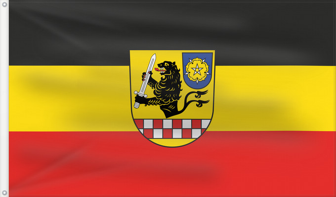 Bandera, con dos ojales metálicos y lado del asta reforzado: Sulzdorf a.d.Lederhecke (Haßberge)