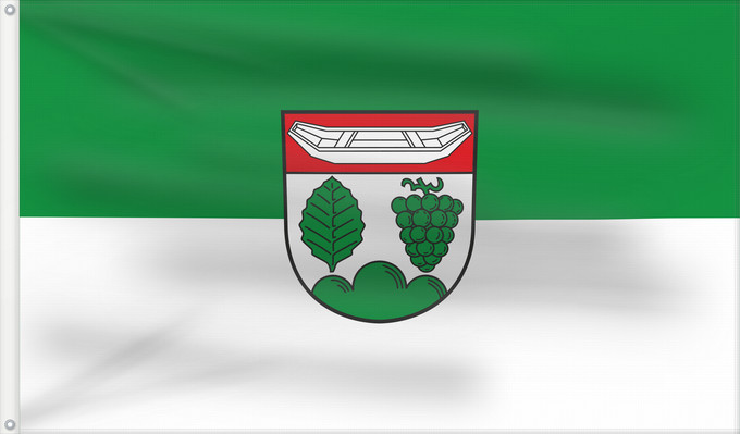 Bandera, con dos ojales metálicos y lado del asta reforzado: Knetzgau (Steigerwald)