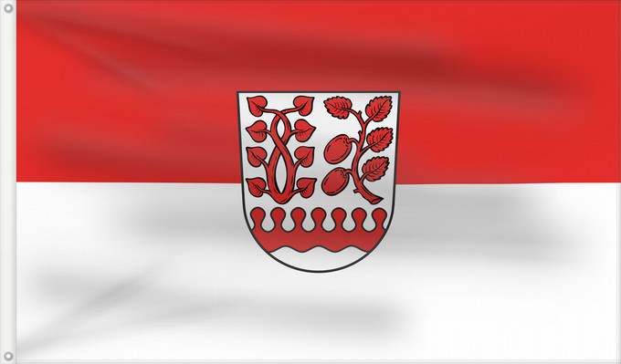 Bandera, con dos ojales metálicos y lado del asta reforzado: Wonfurt (Steigerwald)